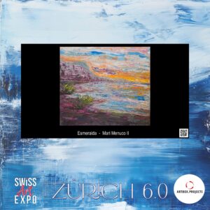 SWISSARTEXPO Zúrich del 21 al 25 de agosto de 2024
http://www.arteesmeralda.com
Mari Menuco II